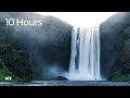 Gentle Rain & Waterfall Sounds for Sleeping FAST | Relaxing Rainfall, Wind & Water: Calm White Noise