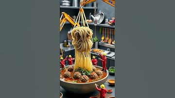 🔍 Miniature Construction Workers Build a Giant Burger | Hyper-Realistic Macro Animation