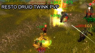 First experience Twink Restoration Druid level 79 PvP | Wrath of The Lich King