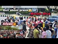 Gun shoot prank in marine drive  sunday heavy crowd in marine drive  fake gun prank prank gun