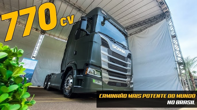 Vídeo: Caminhão que comemora os 65 anos da Scania no Brasil tem