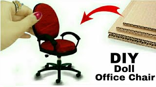 How To Make Chair | Miniature Crafts | Cardboard Craft Ideas | Chair Making | Barbie Crafts