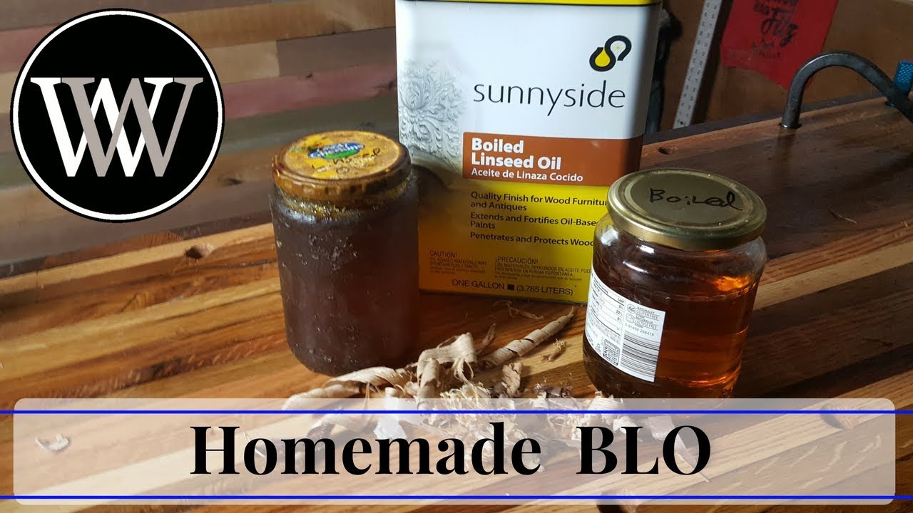 How to Make Boiled Linseed Oil I Making Homemade Woodworking BLO Finish