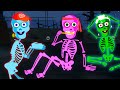 Skeleton Midnight Routine | Spooky Scary Skeleton Songs for Kids | Pop Teen toons