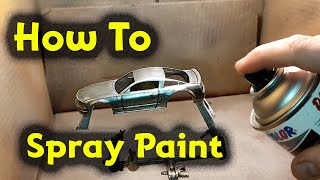 How to spray paint  Diecast cars or anything else  Tutorial