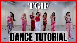 XG - 'TGIF' Dance Practice Mirrored Tutorial (SLOWED)