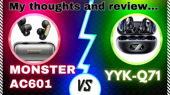 Monster Open AC601 vs YYK-Q71 OPEN ear clip on headphones. My thoughts and review.