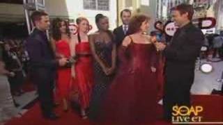 SoapNet Emmy Red Carpet 2007-David Fumero Renee Goldsberry