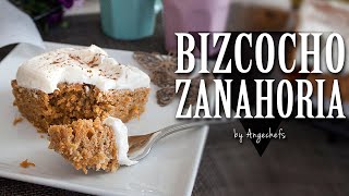 Bizcocho de Zanahoria con Frosting de Queso | Receta Fácil y Rápida