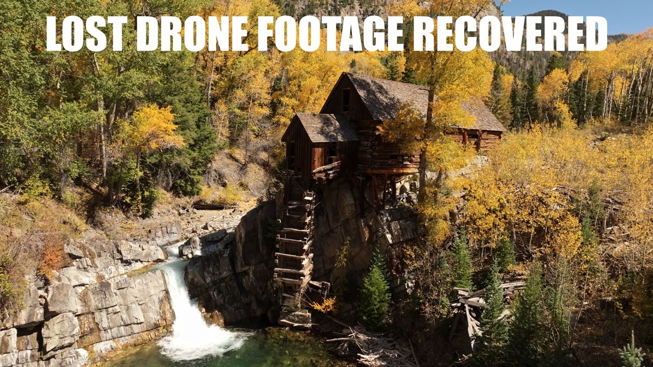 Lost Drone Recovered: Crystal Mill in Peak Fall Colors (Found Footage)