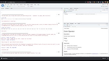 R Programming - Sequences of Numbers