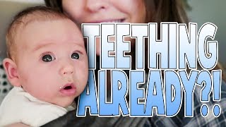 Teething Already? NO WAY! | Family Baby Vlogs