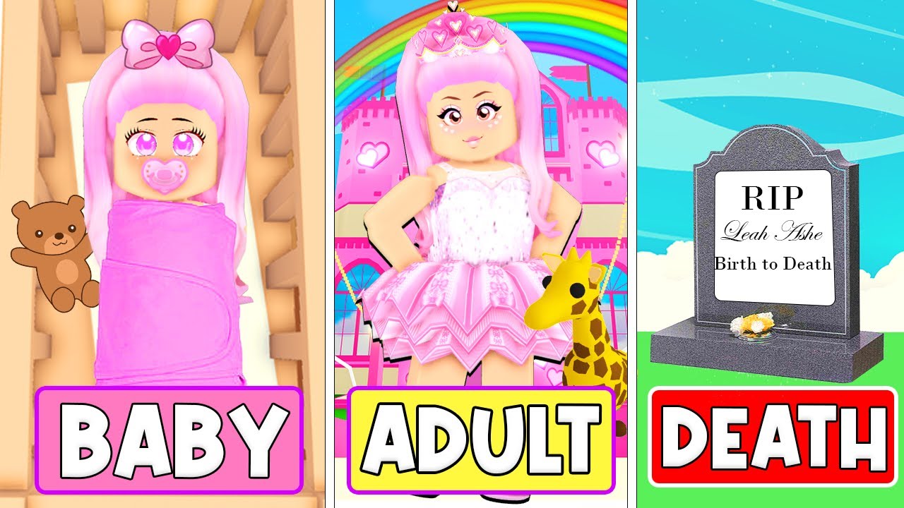 Birth To Death In Adopt Me Roblox Youtube - baby leah roblox