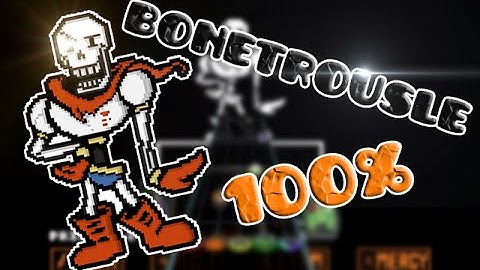100% y 60fps!!! | NYEH HEH HEH / BONETROUSLE by Toby Fox | Guitar Hero 3