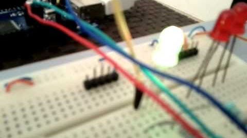 First experiment with Arduino Mega 2560 and RGB LED