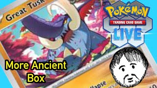 Great Tusk Mill vs Ancient Box (again) - PTCG Live Gameplay