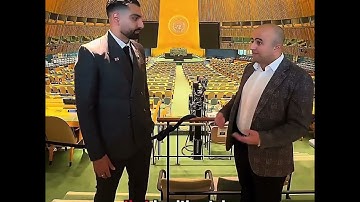 Interview INSIDE the UNITED NATIONS with Jonathan Harounoff the Israeli UN Spokesperson Person. 