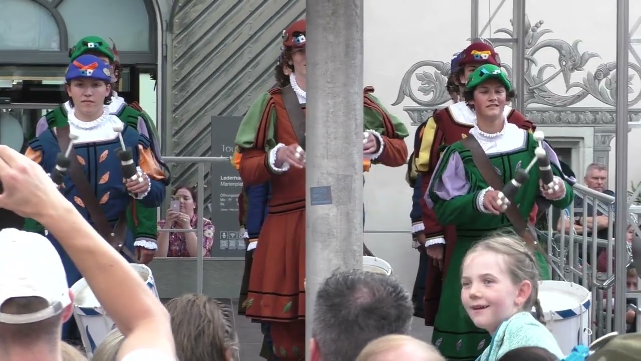 LK Antrommeln Lederhaus Rutenfest Ravensburg Rutenfreitag 25 7 2025