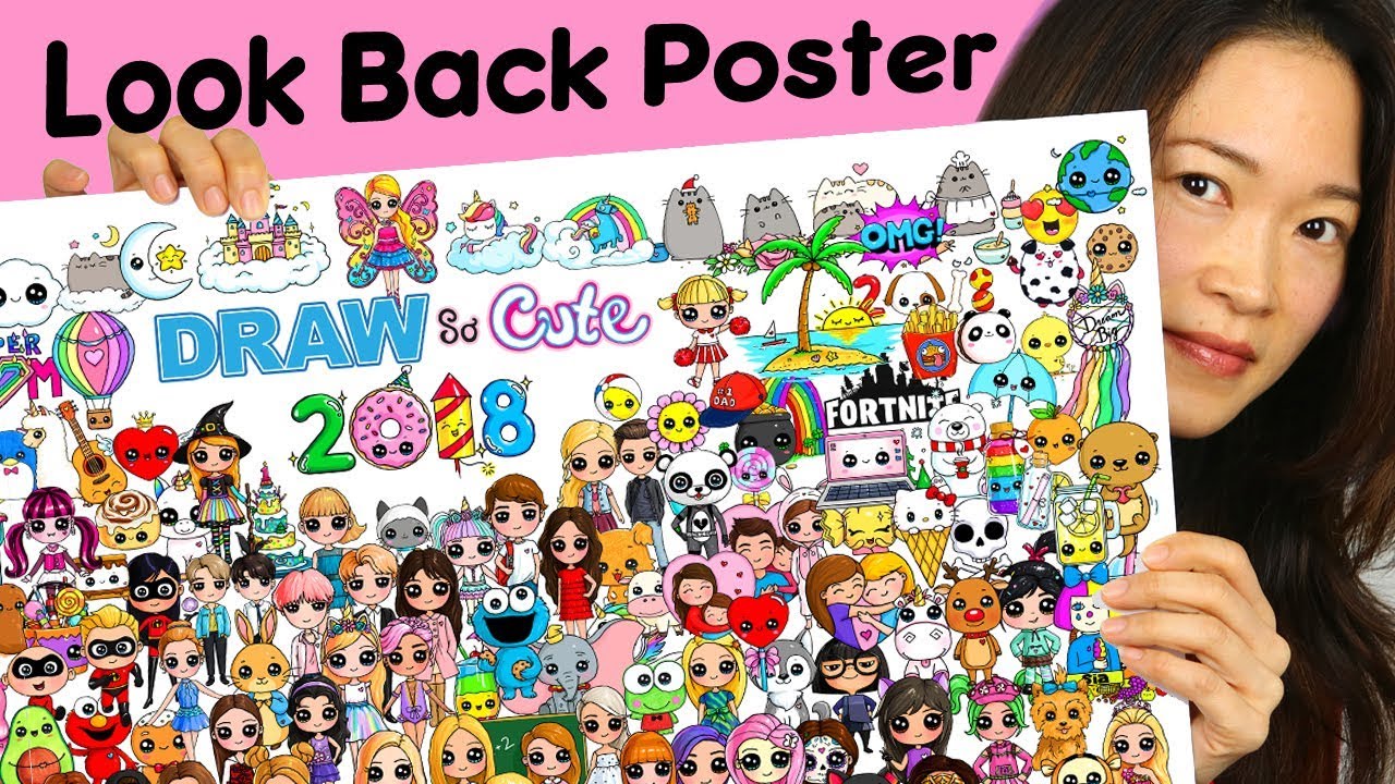 All My Draw So Cute Drawings 2018 Look Back Poster Youtube Zooming has become so popular that even our pets are using it. all my draw so cute drawings 2018 look back poster