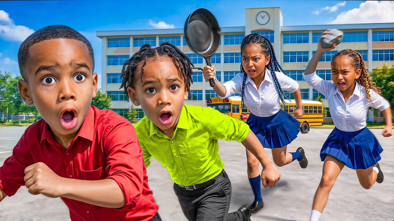 ANGRY GIRLS TRY TO FIGHT RICO & ROYAL AFTER SCHOOL!