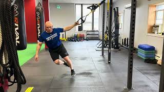 SL Lateral TRX Pulse Squat
