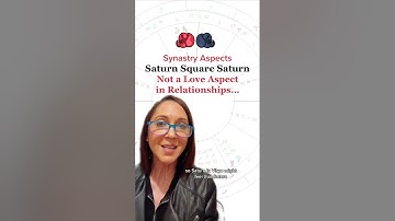 Astrology Compatibility - Saturn Square Saturn Relationship Synastry #astrologyjane