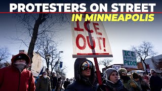 LIVE: Protest in Minneapolis day after fatal shooting by ICE killed man in Minnesota | Trump | Walz