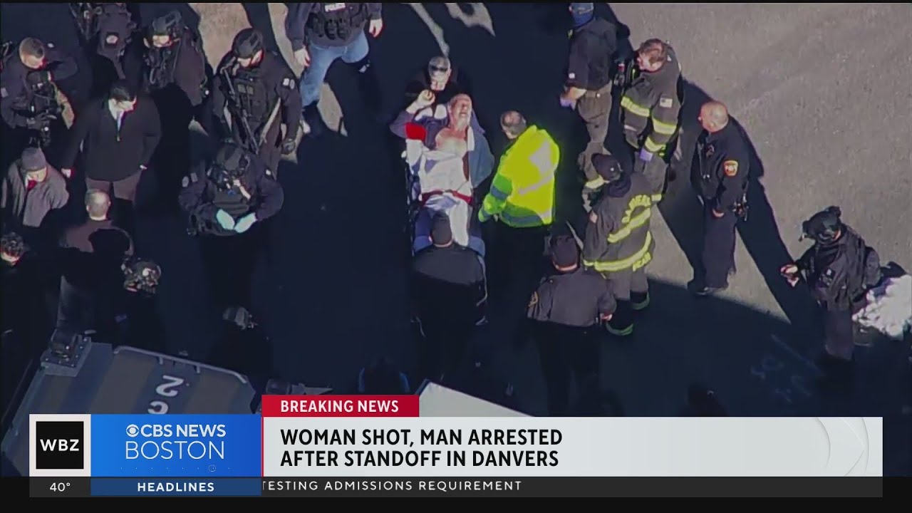 Barricaded man in custody after firing shots at police in Massachusetts ...