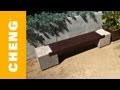 Make a Concrete and Wood Bench with CHENG Outdoor Concrete Mix and 2x4&#39;s