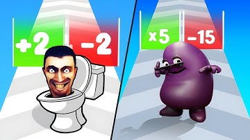 Merge Master Monster Run 3D | Grimace Runner / All Level Gameplay: Android,iOS - New APK Update