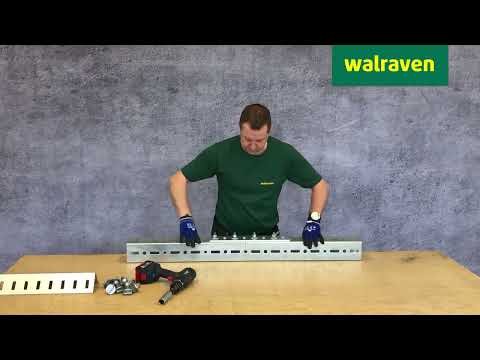 Walraven Maxx Heavy Rail System  Linear Connector Installation