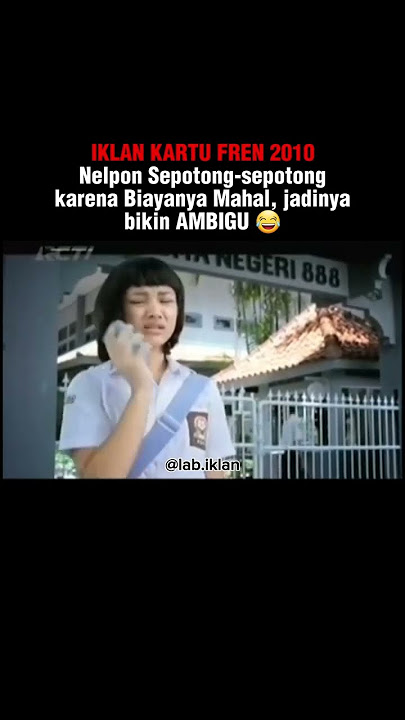 Iklan kartu fren jadul 2010, Nelpon kok setengah setengah