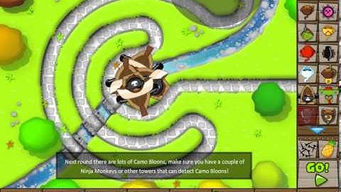Bloons Tower Defense 5 BTD5 - Park Path Easy