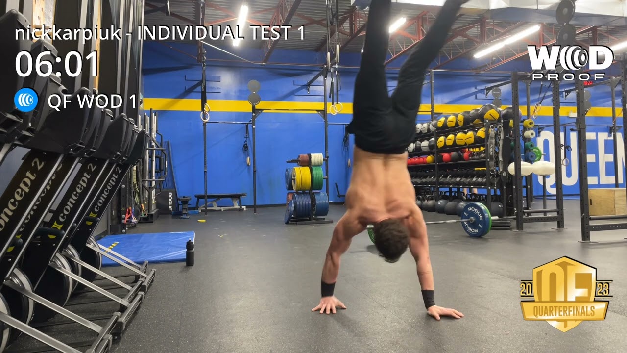 Nick Karpiuk - Crossfit Quarterfinals 2023 Test 1