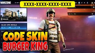 Obtiens CODE Skin BURGER KING sur Warzone