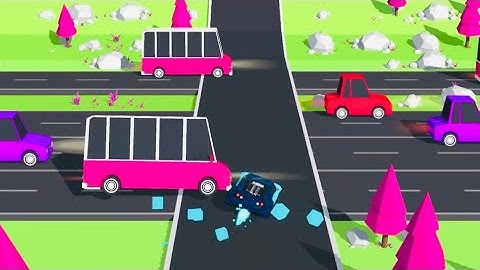 Traffic Run Game Bus,Car Drive Mad A2 Gamer - Traffic Run Game iOS Android Level Complete