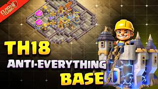 Even the Easiest Entry Gets 60% 🤯 TH18 Anti-Meta Base Link