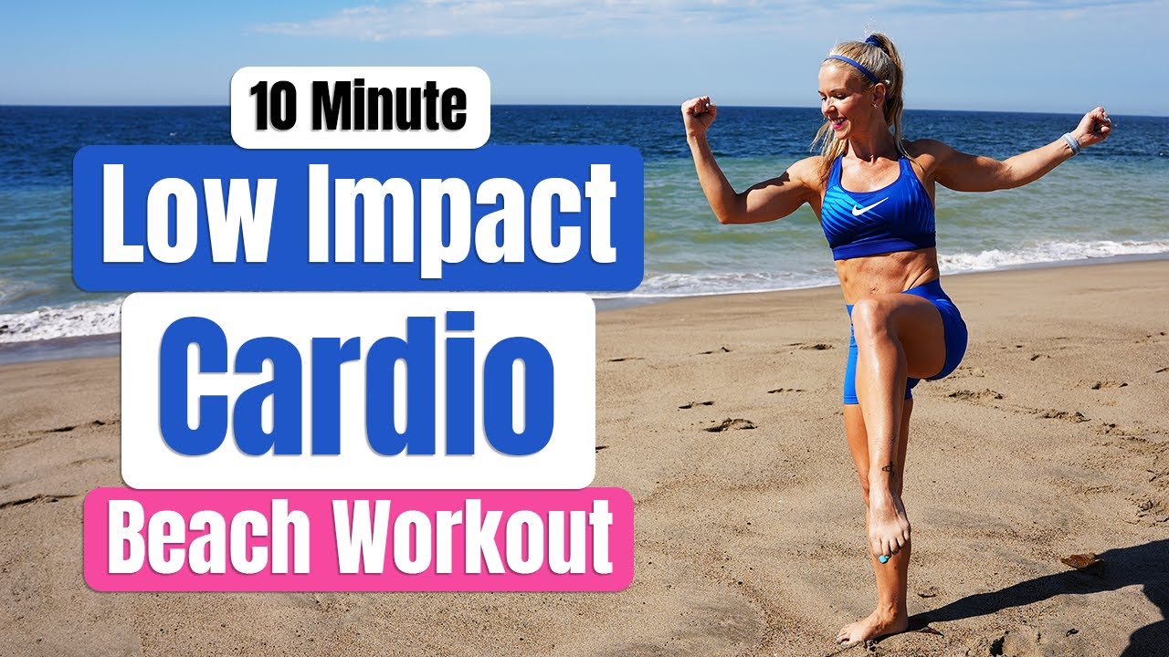 10 MINUTE KNEE FRIENDLY CARDIO WORKOUT | Low Impact | Standing Only ...