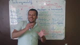 Texte argumentatif   مصطلحات