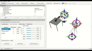 ROS- RViz Plugin for the ATOM Calibration framework - Initial Estimate of Sensors