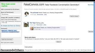 Fake Fakebook Conversation Generator screenshot 4