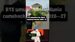 “Setelah 3 tahun hiatus, BTS akhirnya kembali!#BTSTour2026#BangtanIsBack#fyp #viral