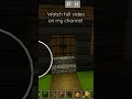 Cottage house in Minecraft