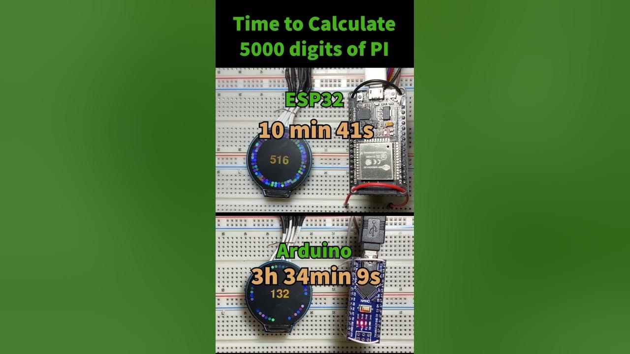 how-fast-esp32-and-arduino-calculate-5000-digits-of-pi-youtube