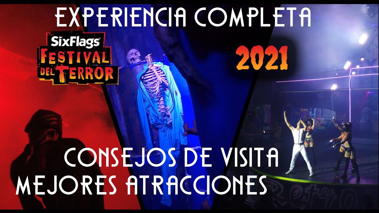 Festival del Terror 2021 Six Flags México experiencia completa