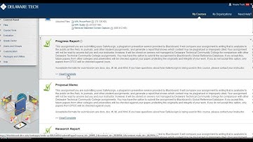 Tutorial - Submitting an assignment through Safe Assign