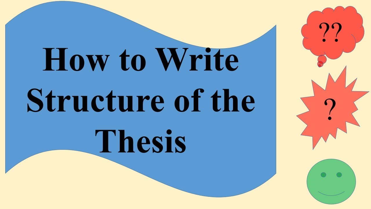 thesis structure approach
