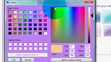Sony Vegas Tutorial | Changing the color of your sony vegas! (WINDOWS 7)