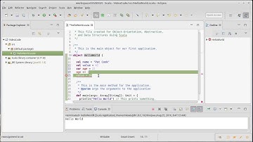 Variables and Types (using Scala)