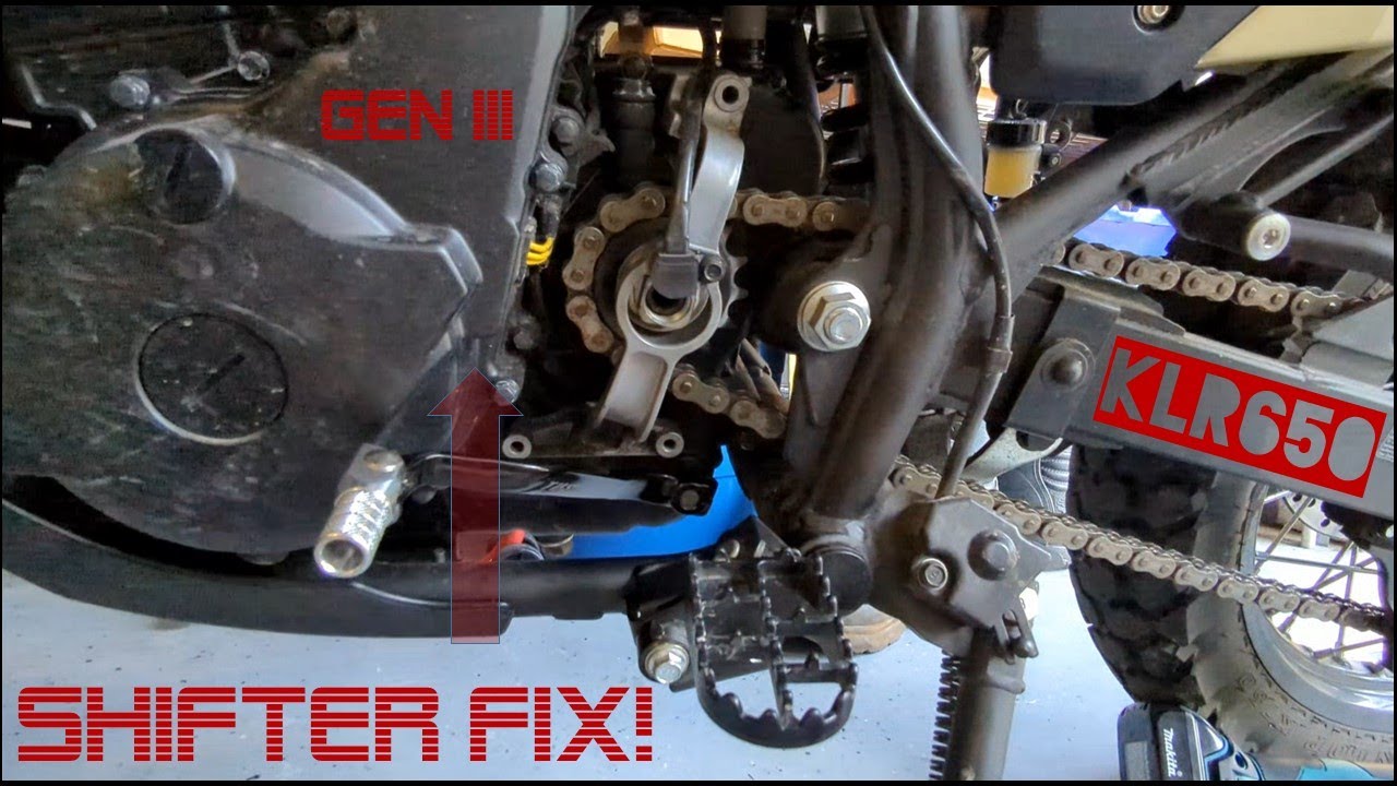Gen3 KLR 650 Shifter fix FOR FREE